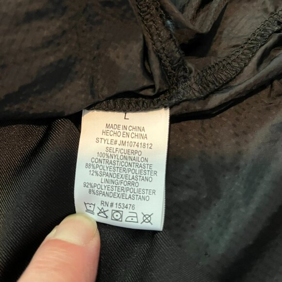 Sincerely Jules Black Athletic Skort, Bungee Elastic Waist, Pockets - Size Large - Picture 5 of 8